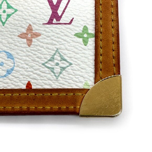 AUTH EUC Louis Vuitton Murakami Multicolor Cles Key Pouch/ Card Case/ Coin Purse - Picture 12 of 12